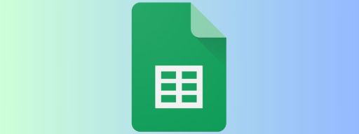 Google Sheets logo on a gradient background