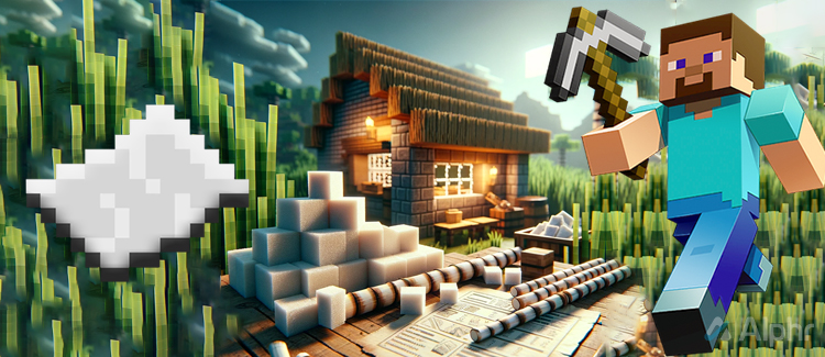 How to make paper in Minecraft