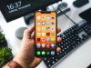 person holding an iPhone
