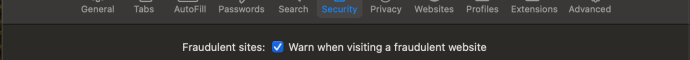 Checking the Enable JavaScript box in Safari Settings