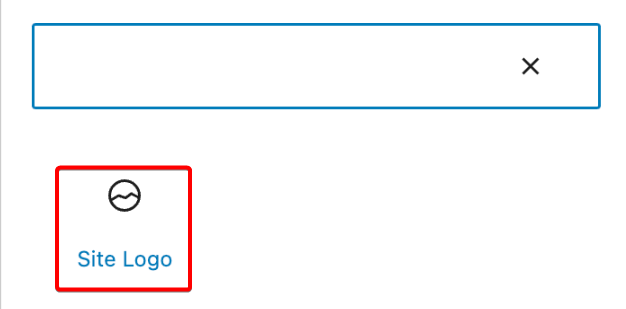 Site logo block on WordPress
